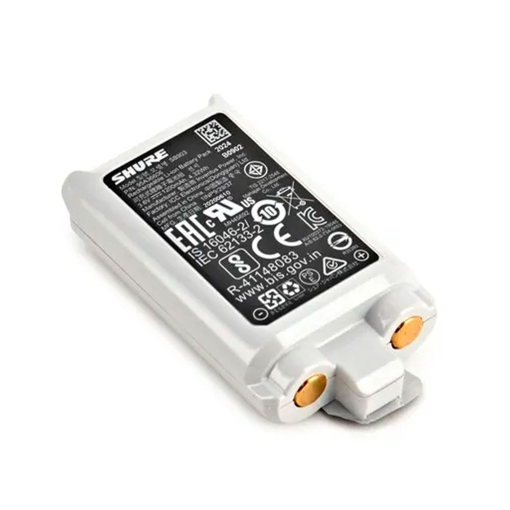 Shure Sb903 Lithium Ion Battery For Slxd