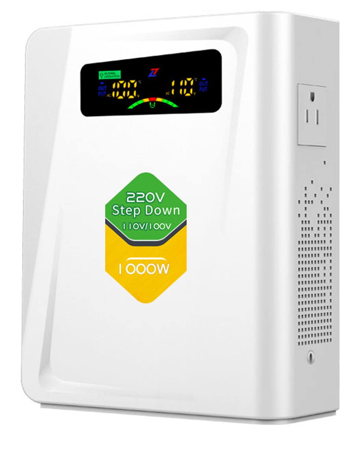 220V To 110V Step Down Transformer 1000W Power Voltage Converters, No Noise, Ten Protection Functions, Suit For Coffee Machines,