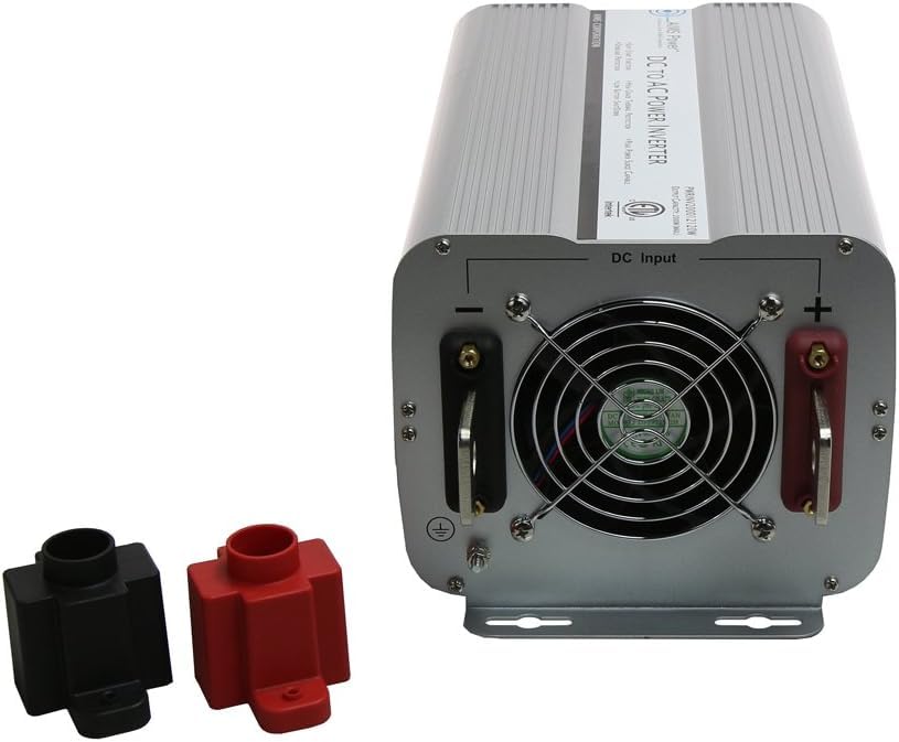 Aims Power 3000 Watt Modified Sine Power Inverter 12Volt Dc To 120 Volt Ac Etl Certified To Ul 458 With Gfci Outlets And Ac Term