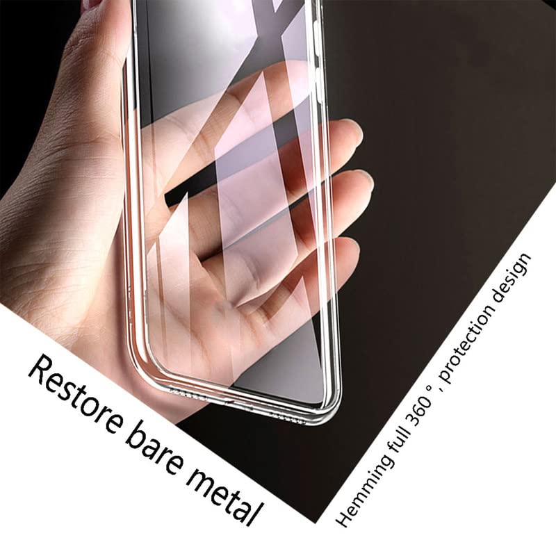 Hgjtf Phone Case For Infinix Note 30 Pro (6.67''), Clear + Black Case   Ultra Thin Soft Silicone [Shockproof X Anti Scratch] Tpu