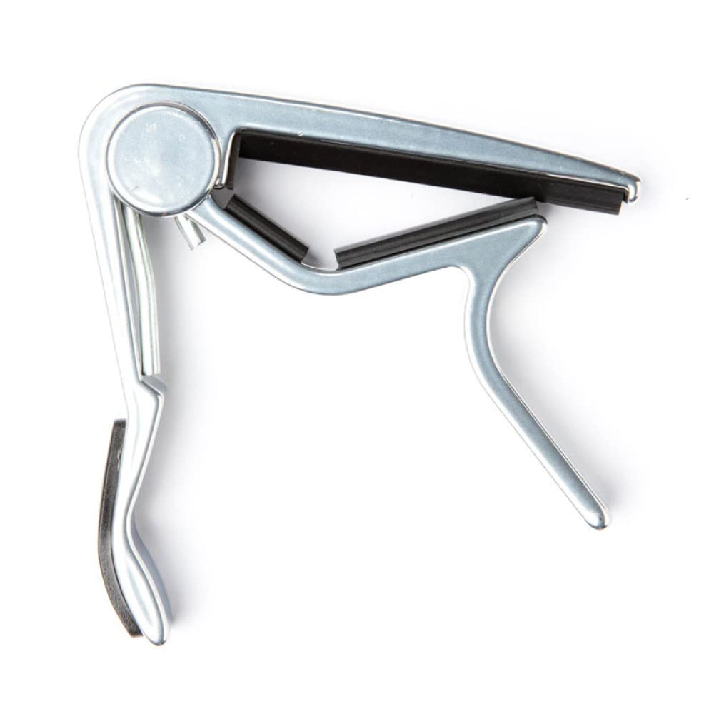 Dunlop Acoustic Trigger Capo, Nickel, Flat (37084040001)