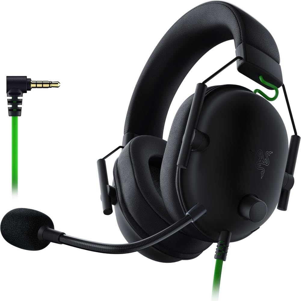 Razer Blackshark V2 X Usb Wired Esports Gaming Headset: 7.1 Surround Sound   50Mm Drivers   240G Lightweight Build   Noise Cance