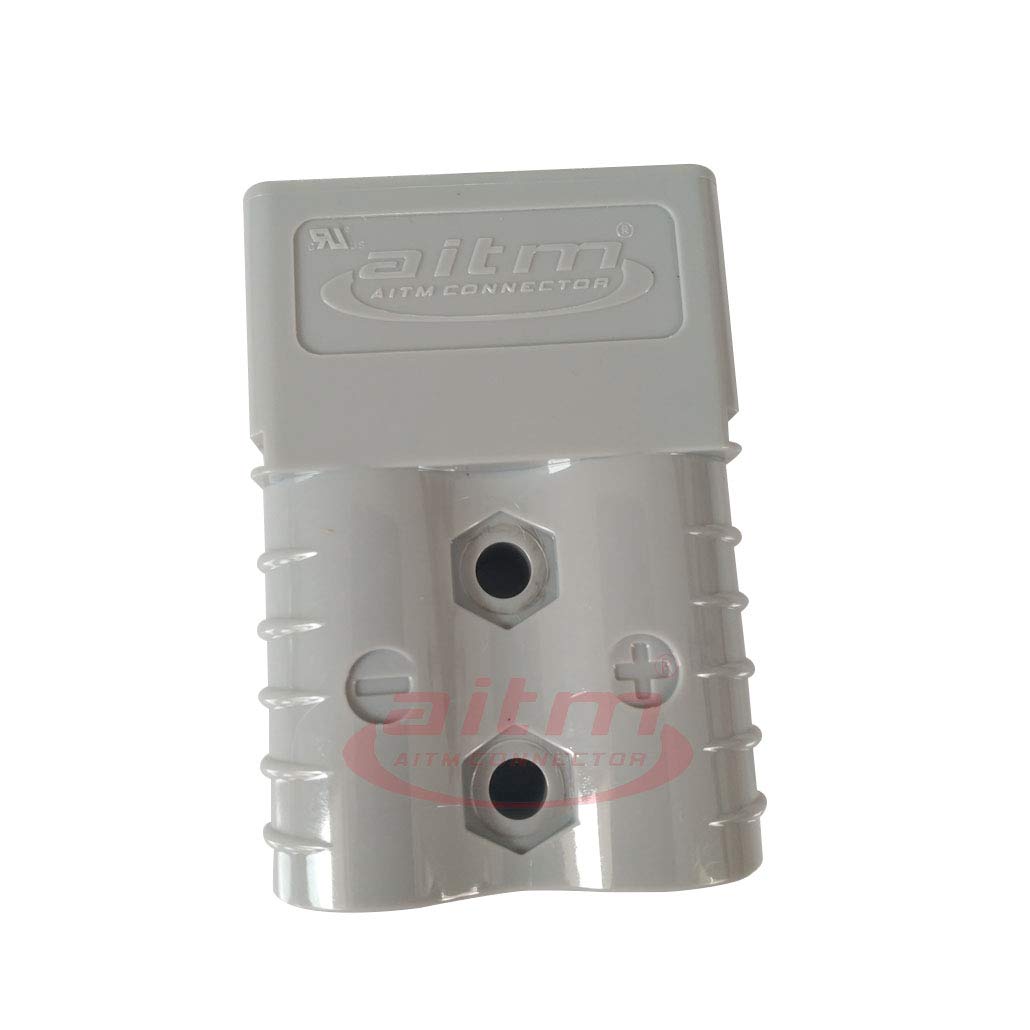 Dent De Lion 120A Quick Connect Stainless Steel Modular Power Connectors (Grey, 2/4/6 Awg, 105C, 120V)