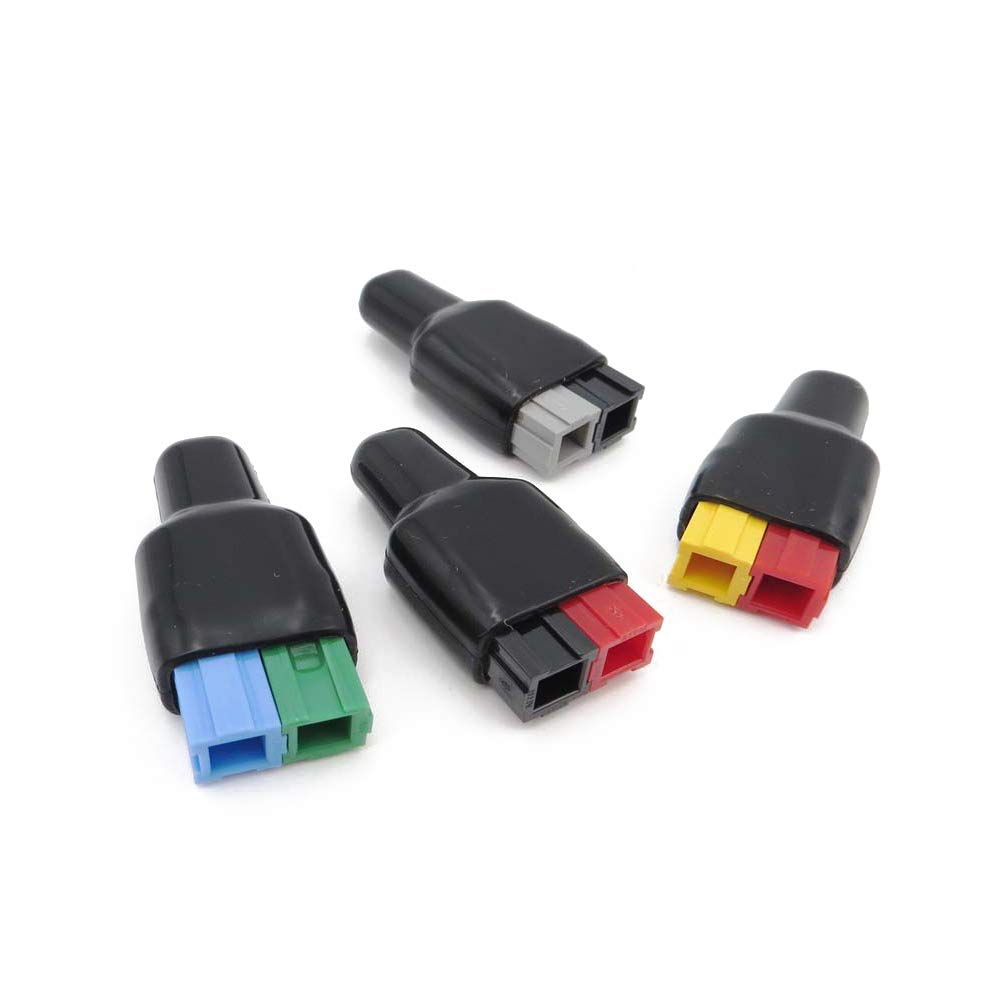 Treedix 20Pcs Flame Retardant Cover Rubber Sleeve Compatible With 2 Position Anderson Powerpole Connectors