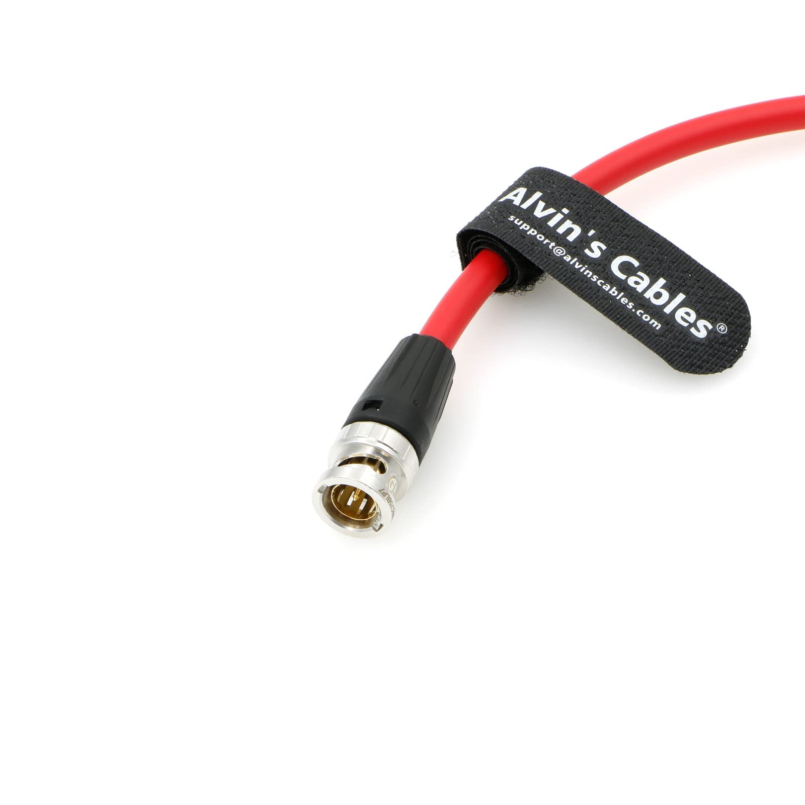 Alvin'S Cables 12G Bnc Coaxial Cable Hd Sdi Bnc Male To Male Original Cable For 4K Video Camera 50Cm|19.7Inches Red