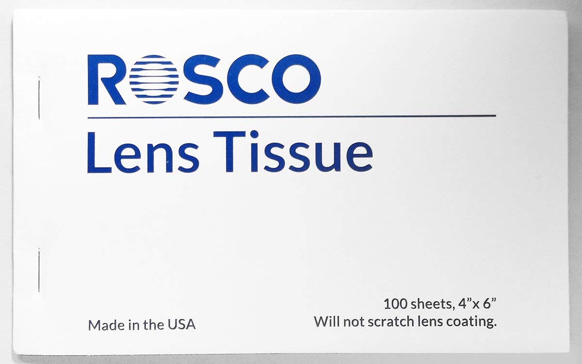 Rosco Lens Tissue 4''X6'' 100 Sheet Booklet