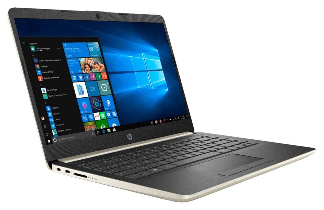 HP 2019 14' Touch Screen Laptop Intel Core i3 4GB RAM 128GB SSD Windows 10  Ash Silver Keyboard Frame