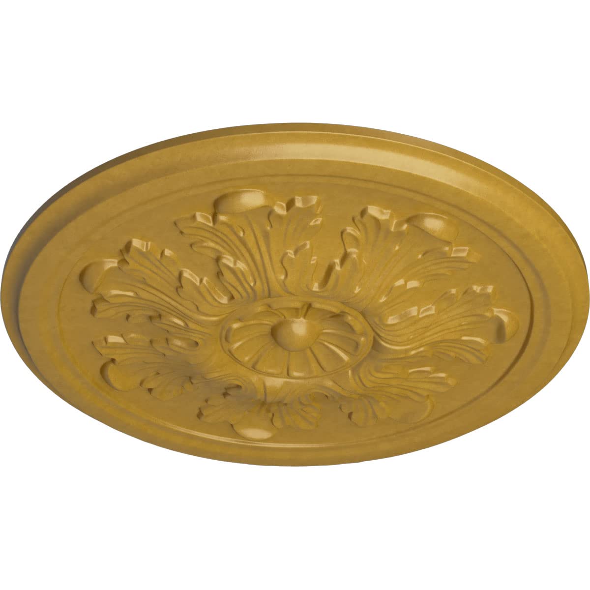 Ekena Millwork Cm12Leigs Legacy Acanthus Ceiling Medallion, 12 3/4''Od X 7/8''P (Fits Canopies Up To 3 1/2''), Hand Painted Irid