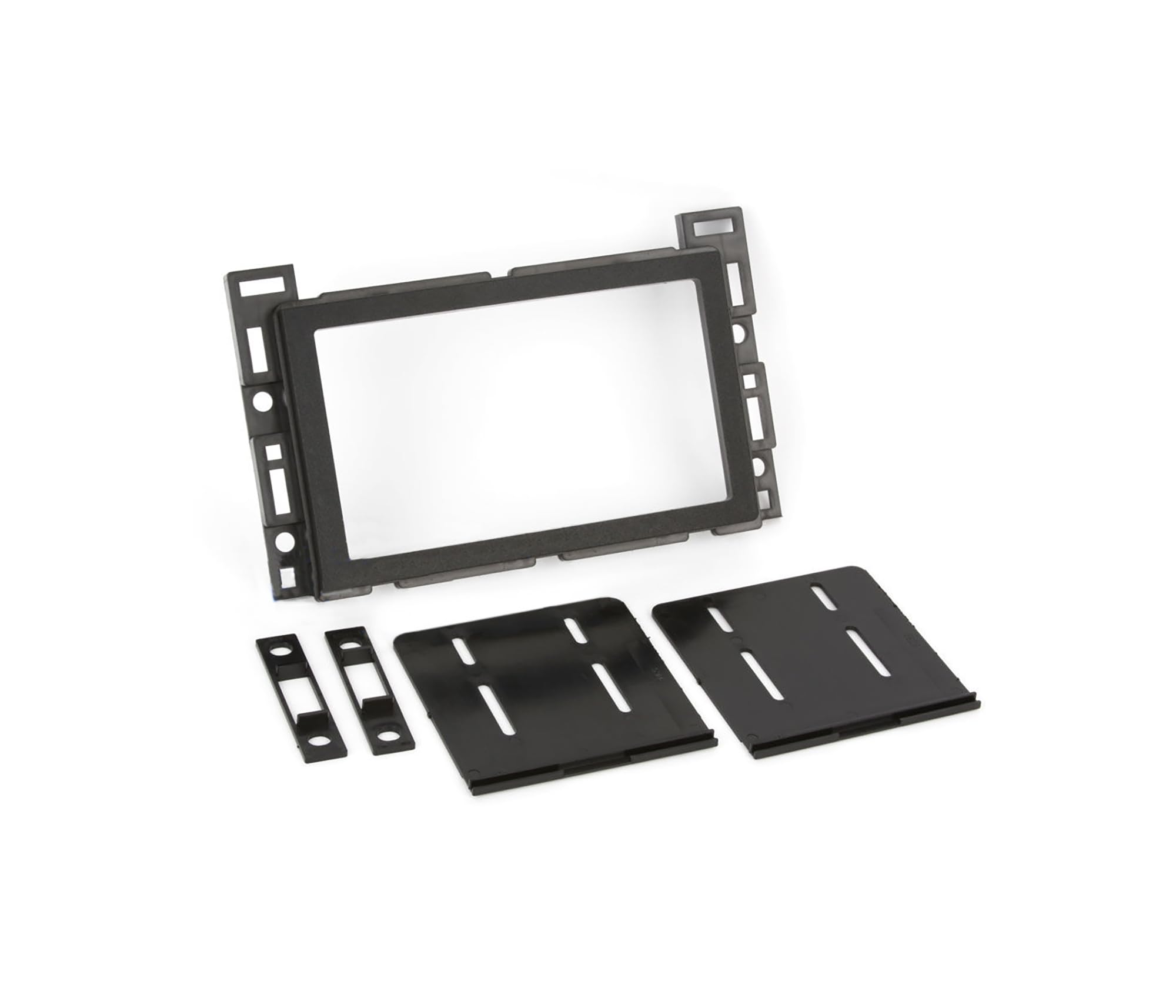 Scosche GM1599B Double DIN Dash Kit for Select 2004 12 Chevrolet, Pontiac and Saturn Vehicles   GM Car Stereo Radio Install Kit   See Fit Guide in Images to Verify Your Vehicle