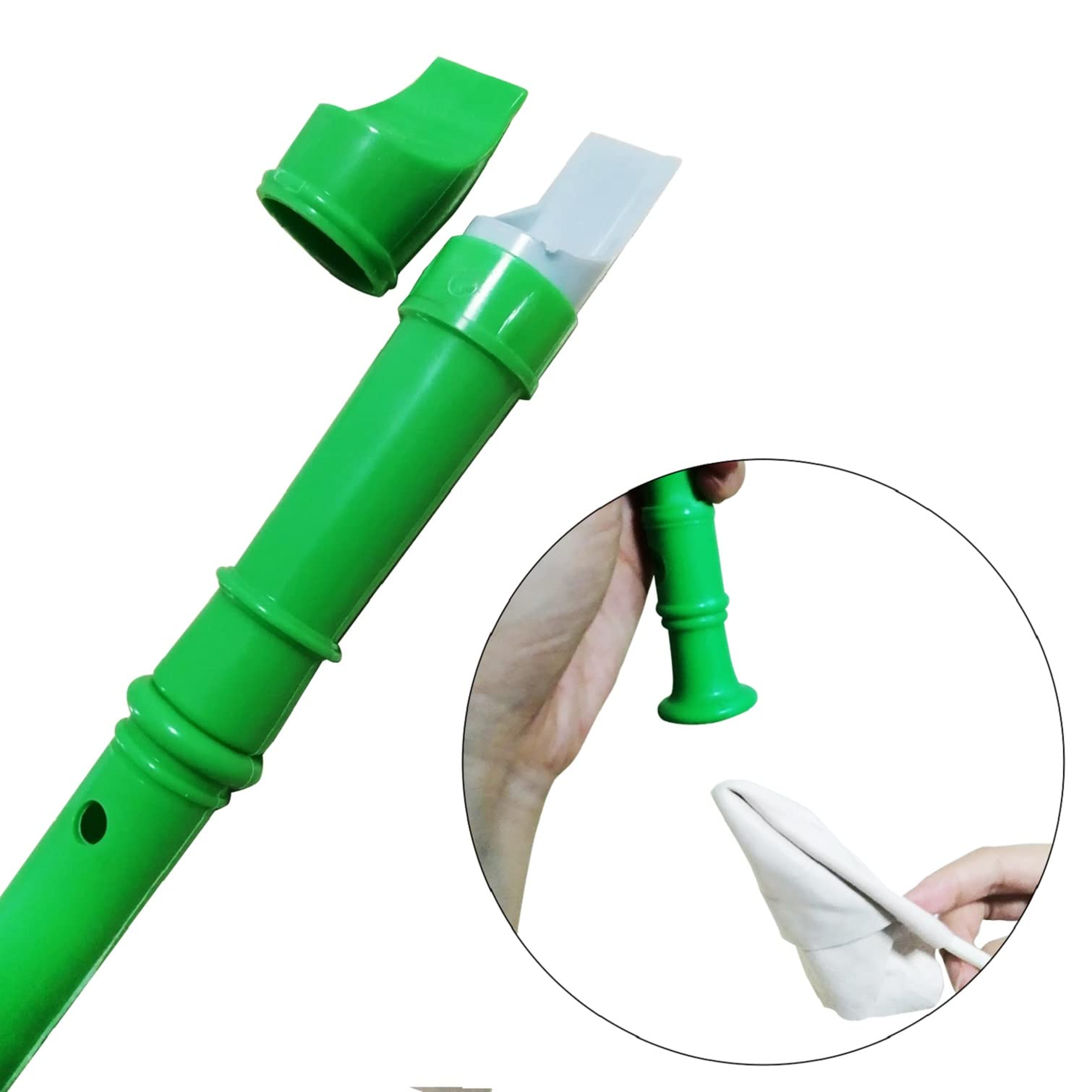 Soprano Recorder 8 Hole Classic German Style Descant Flute Musical Instruments + Cleaning Rod For Beginners School Graduation Gi