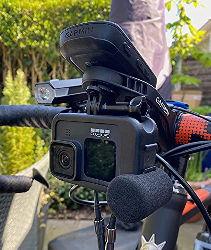 Bicycle Combo Mount Adapter,Computer Bracket Camera Adapter For Garmin Edge 200 500 510 520 800 810 820 1000,Compatible With Gopro Sport Action Camera And Bryton Mount