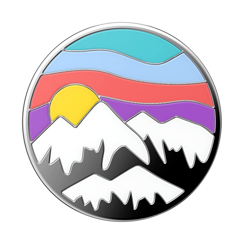 Popsockets Phone Grip With Expanding Kickstand, Kickstand   Enamel Altitude Adjustment