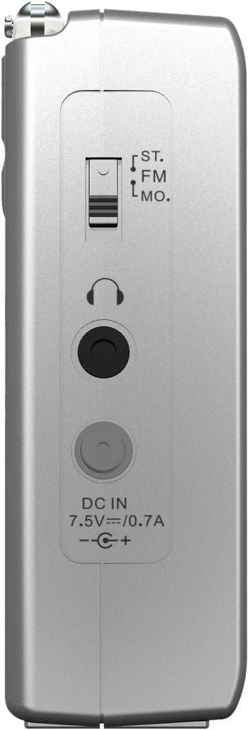 Sangean Ats-405 Fm-Stereo/Am/Short Wave World Band Receiver, Silver