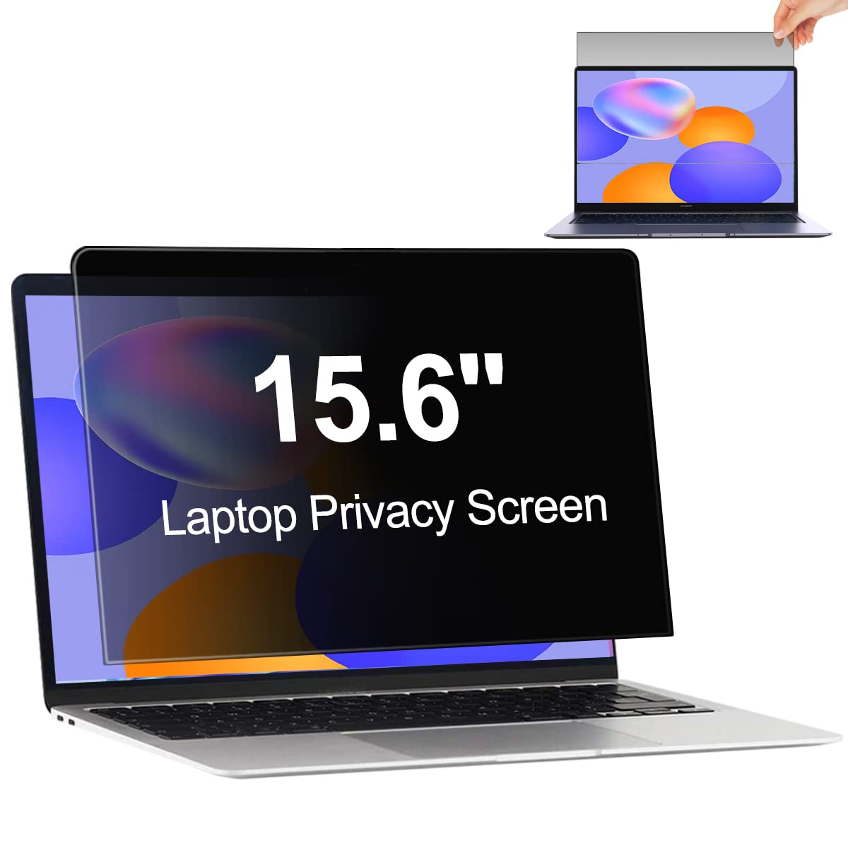 Jeapka Laptop Privacy Screen Filters 15.6 Inch 16:9 Aspect Privacy Filter For 15.6 Inch Widescreen Laptop Anti Scratch Protector