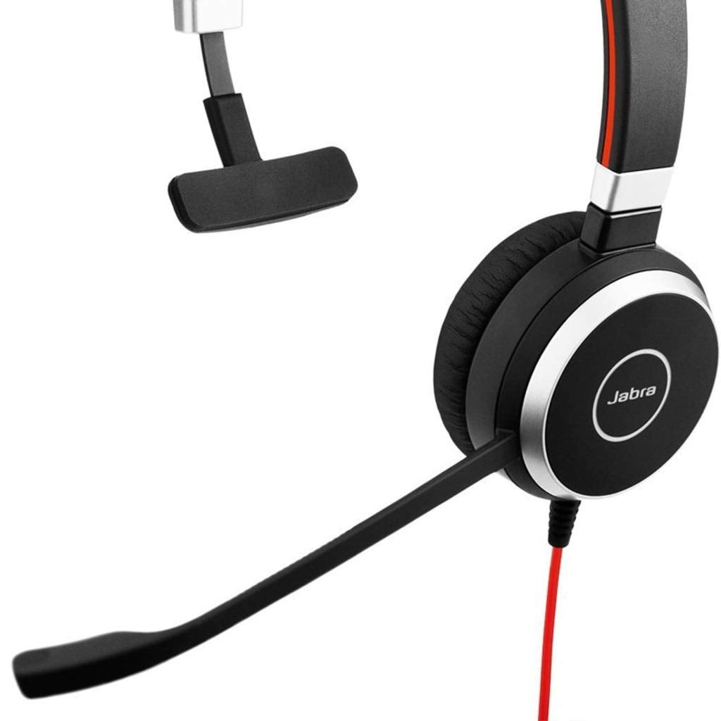 Jabra Evolve 40 Uc Mono Headset   Unified Communications Headphones For Voip Softphone With Passive Noise Cancellation   Usb Cab