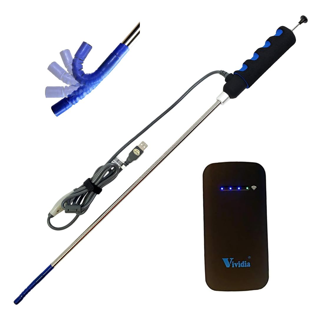 Va 400 Wifi Bundle: Vividia Ablescope Va 400 Usb Rigid Articulating Borescope Plus W03A Wifi Box For Ios Tablets Iphone And Andr