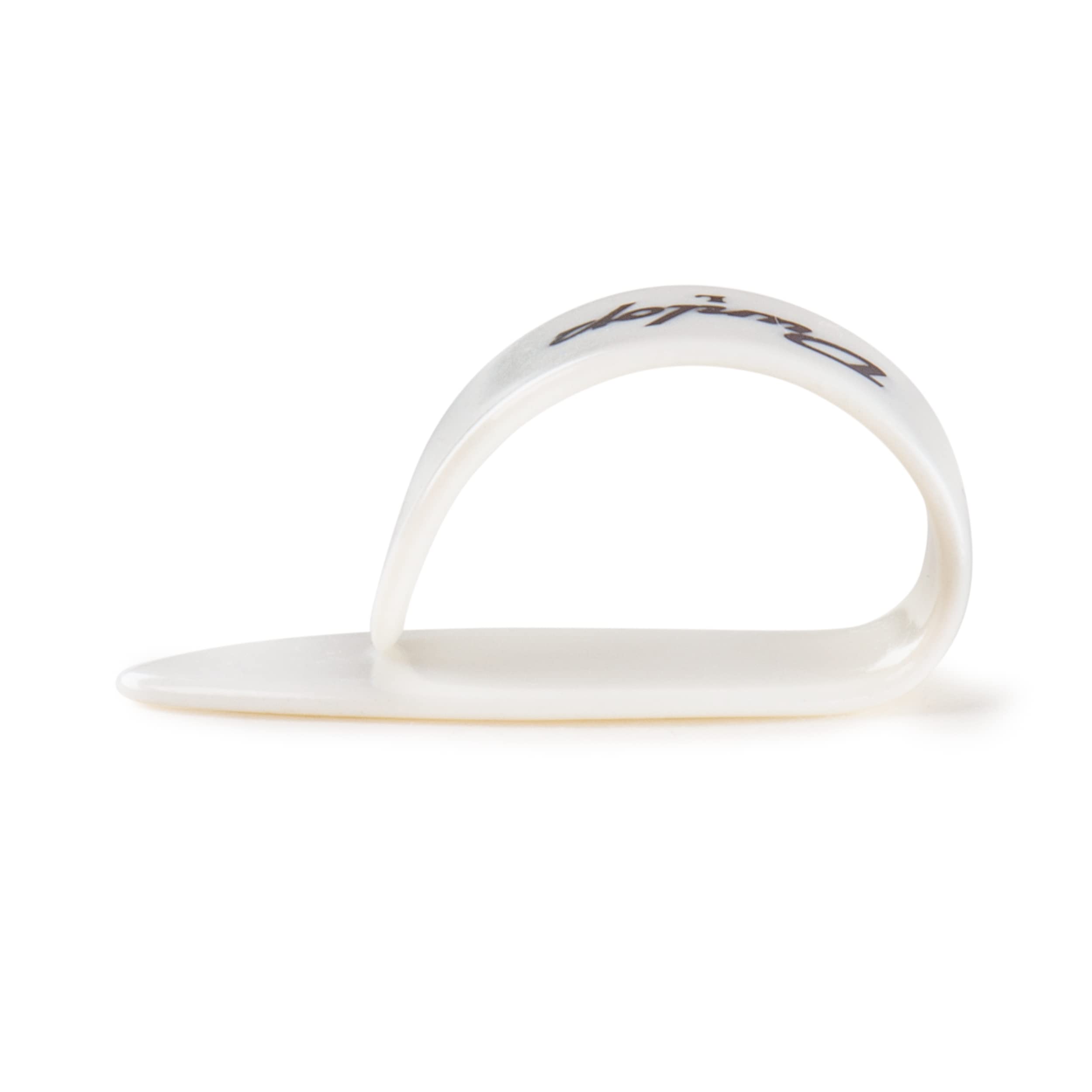 Jim Dunlop 9013R White Plastic Thumbpicks, Left Handed, Large, 12/Bag