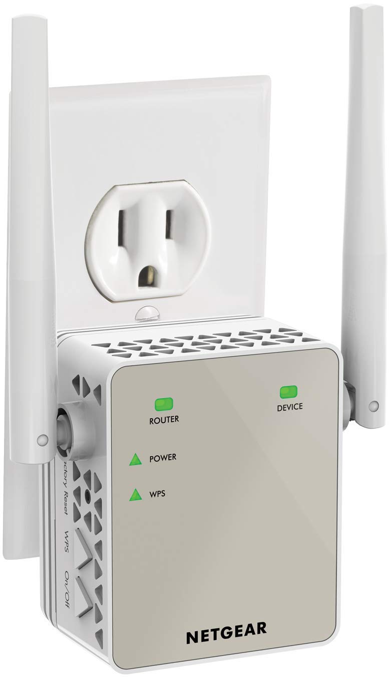 Netgear Wi Fi Range Extender Ex6120   Coverage Up To 1500 Sq Ft And 25 Devices With Ac1200 Dual Band Wireless Signal Booster & R