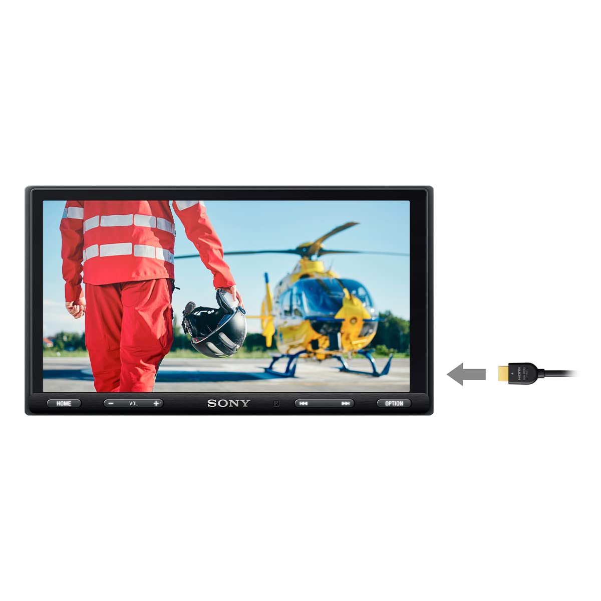 Sony Xav-Ax5600 7-Inch Multimedia Receiver With Apple Carplay/Android Auto And Hdmi Video Input