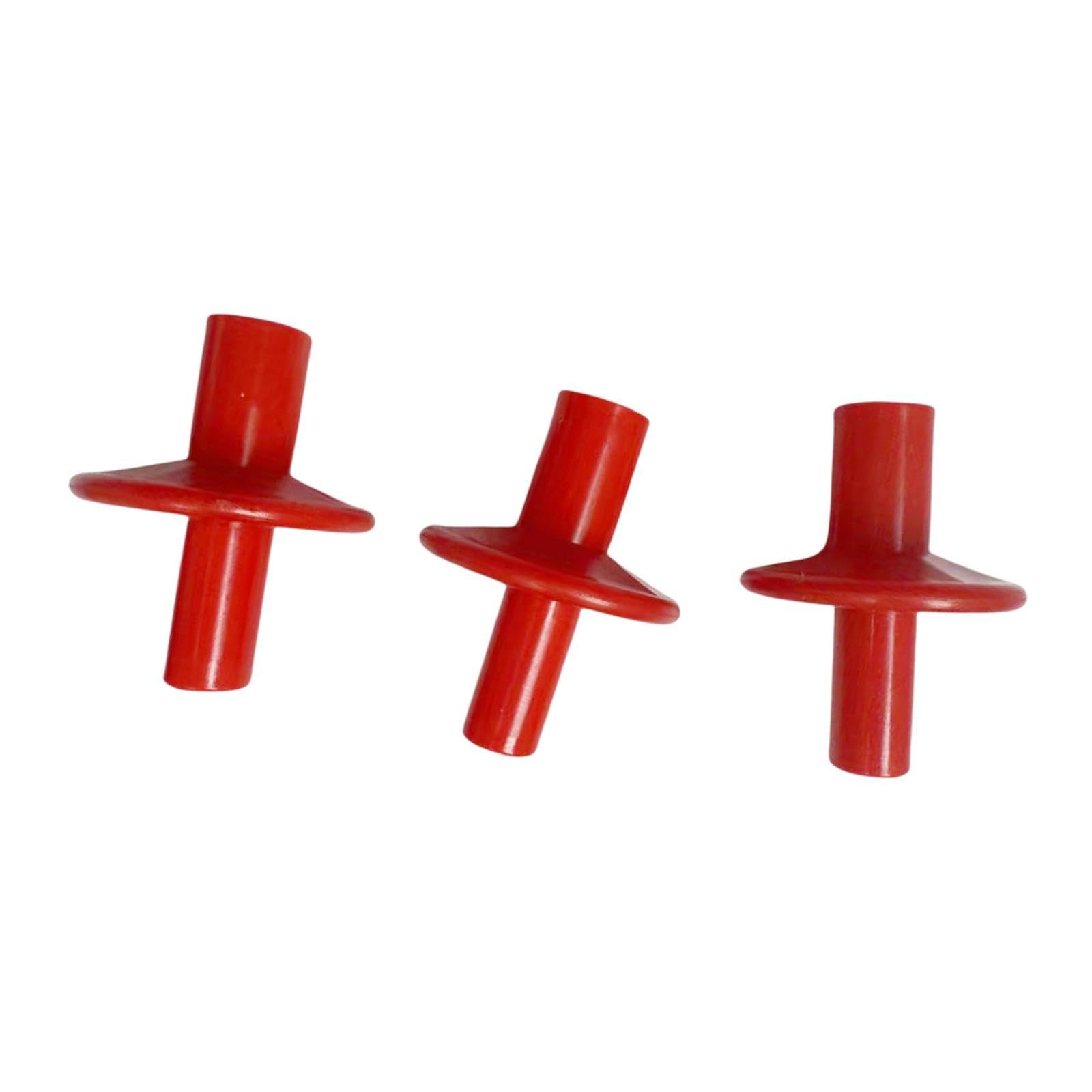 Urjix 3X Cymbal Sleeves Double Head Cymbal Support For Drum Percussion Accessories