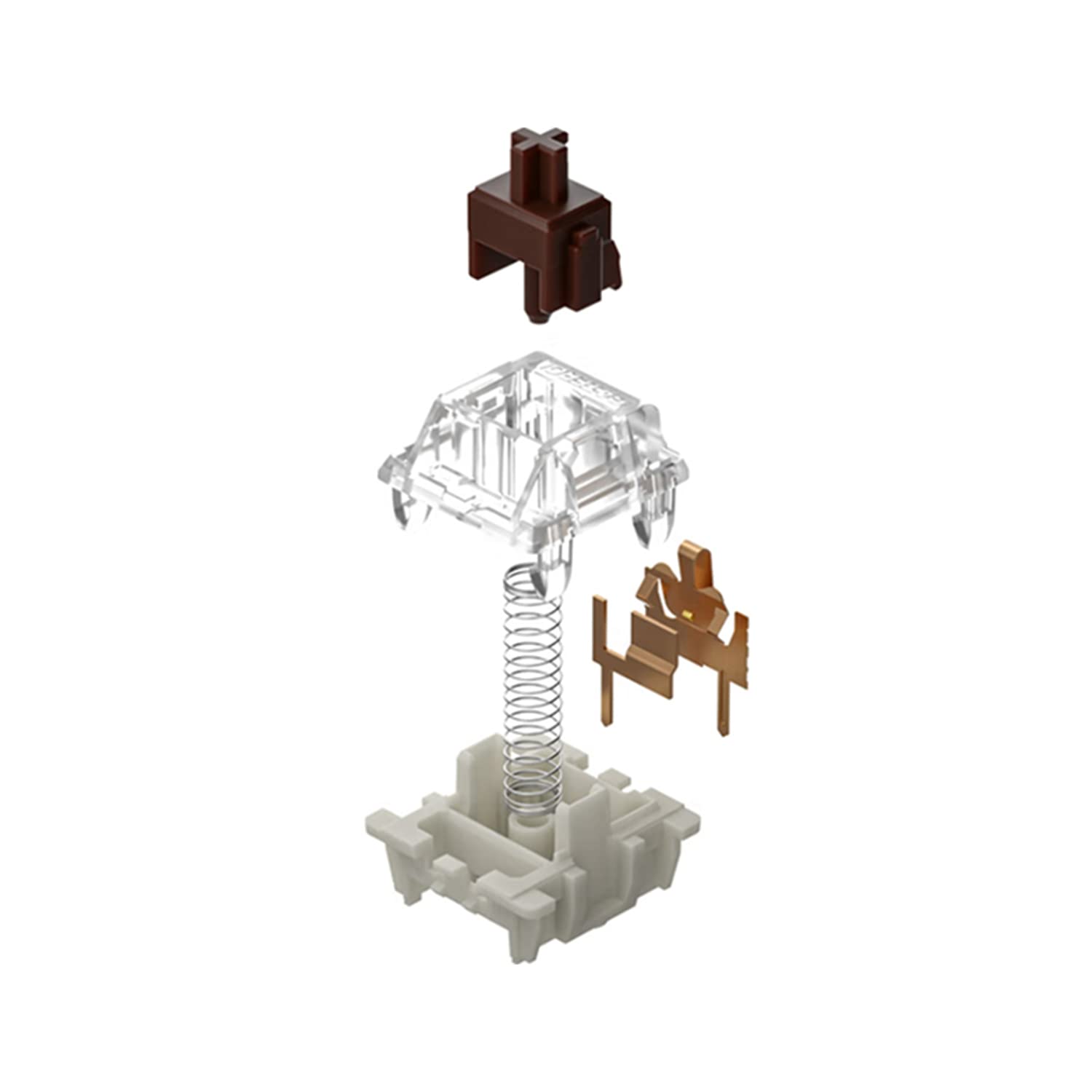 Gateron G Brown Pro Switches Pre Lubed 3Pin Rgb Smd Tactile For Gaming Mechanical Keyboard(90 Pcs, Brown)