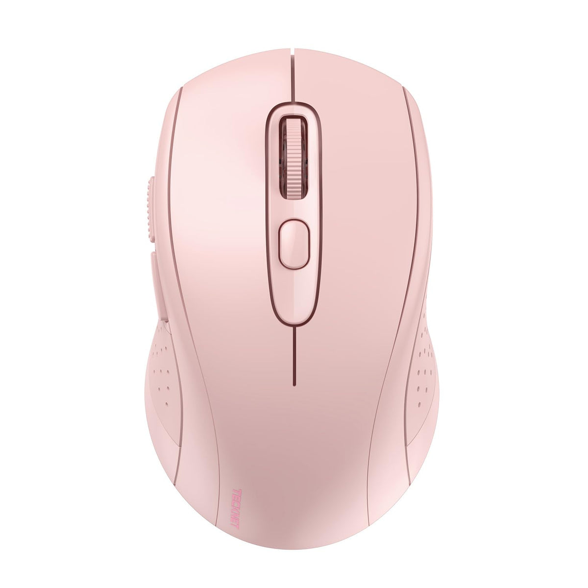 Tecknet Bluetooth Wireless Mouse, 3 Modes Bluetooth 5.0 & 2.4G Wireless Portable Optical 4000 Dpi Mouse With Usb Nano Receiver, For Laptop, Macbook Pro Air, Pc, Computer (Pink)