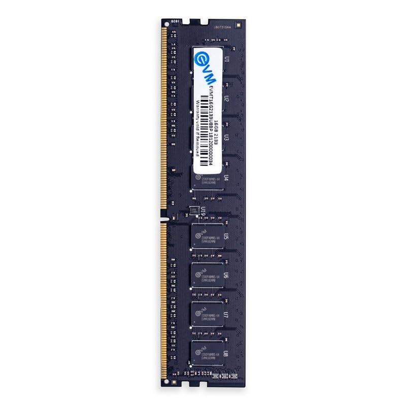 Evm 16Gb Ddr4 Desktop Ram 2133Mhz LongDimm Memory  Enhanced Performance For Multitasking With 10Year Warranty (Evmt16G2133U88