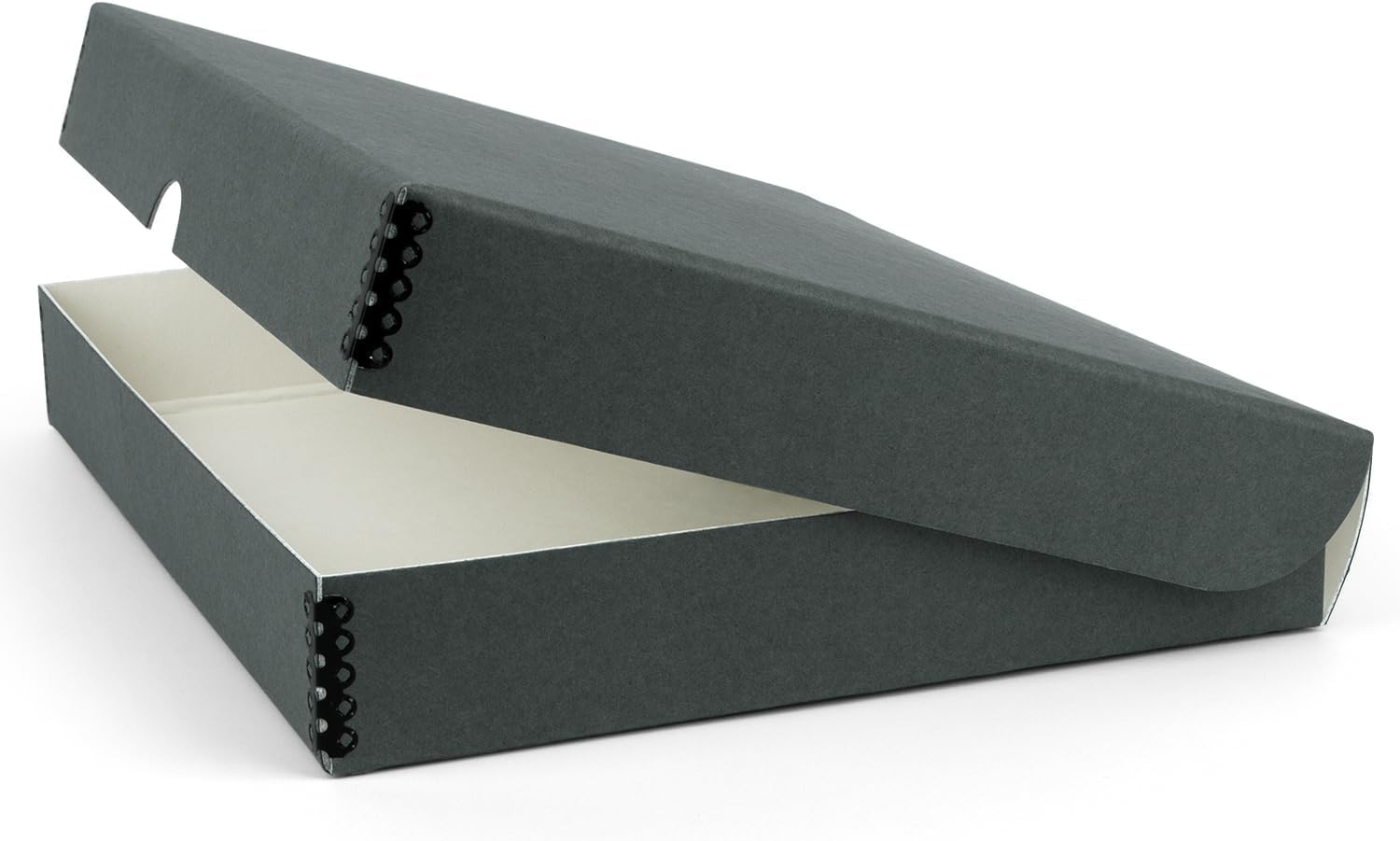 Golden State Art, Archival Folio Storage Box 13X19, Clamshell Design With Metal Edge, Preserve And Store Photos Documents Cards Prints Arts And Crafts Diy, Gray