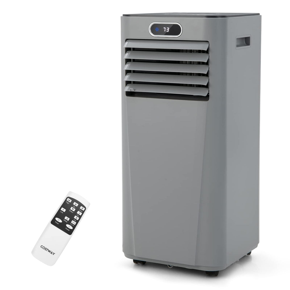 Goflame 10000Btu Portable Air Conditioner, 3 In 1 Air Cooler & Dehumidifier With Remote Control, Sleep Mode, 2 Speeds And 24H Ti