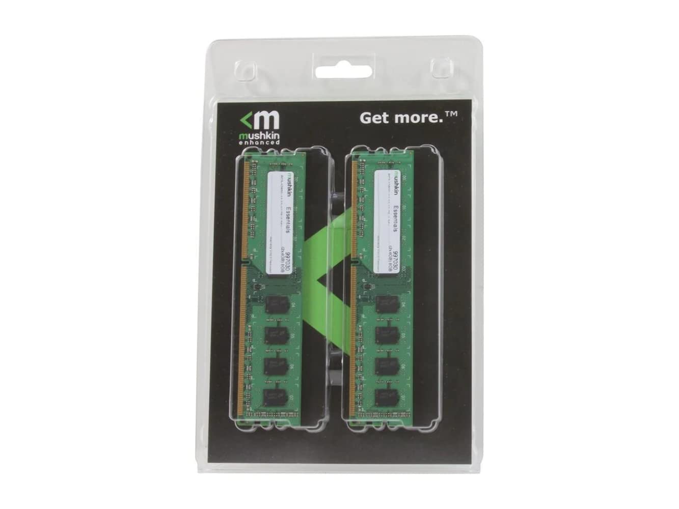 Mushkin Essentials Pc3 12800 Memory Module 8 Gb / 1600 Mhz / 240 Pin / 2X 4 Gb / Ddr3 Ram Kit