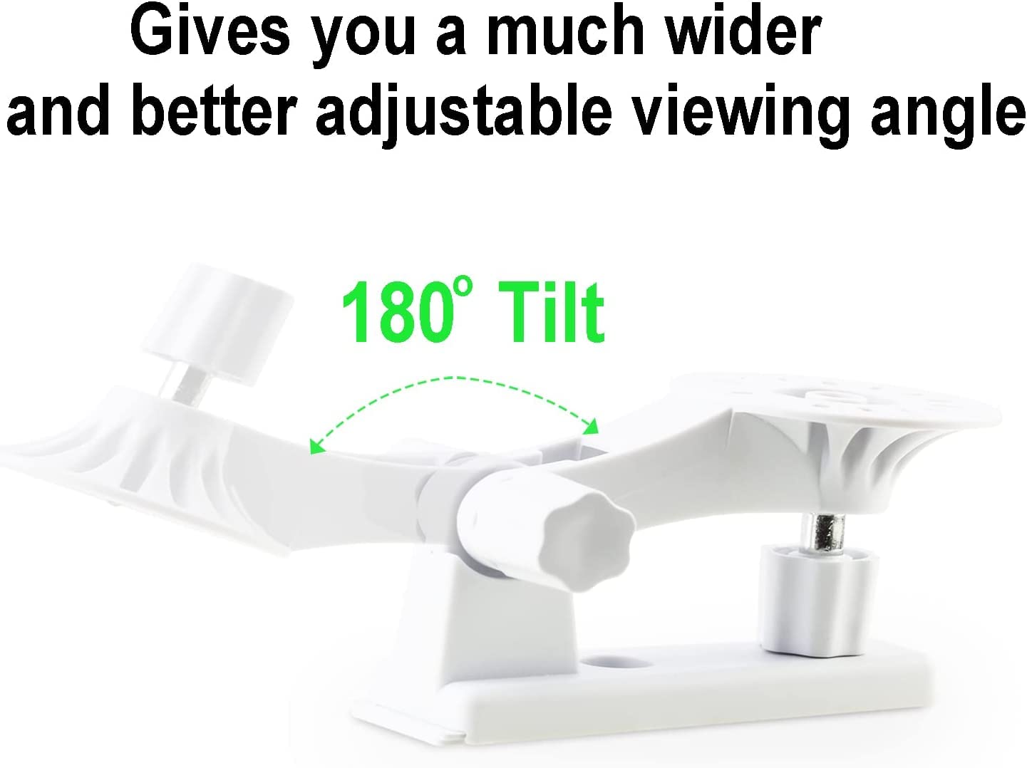 Lefxmophy Wall Mount Compatible For Reolink E1 / E1 Pro Camera For Ceiling 180 Degree Adjustable Bracket With Mounting Plate Accessorries