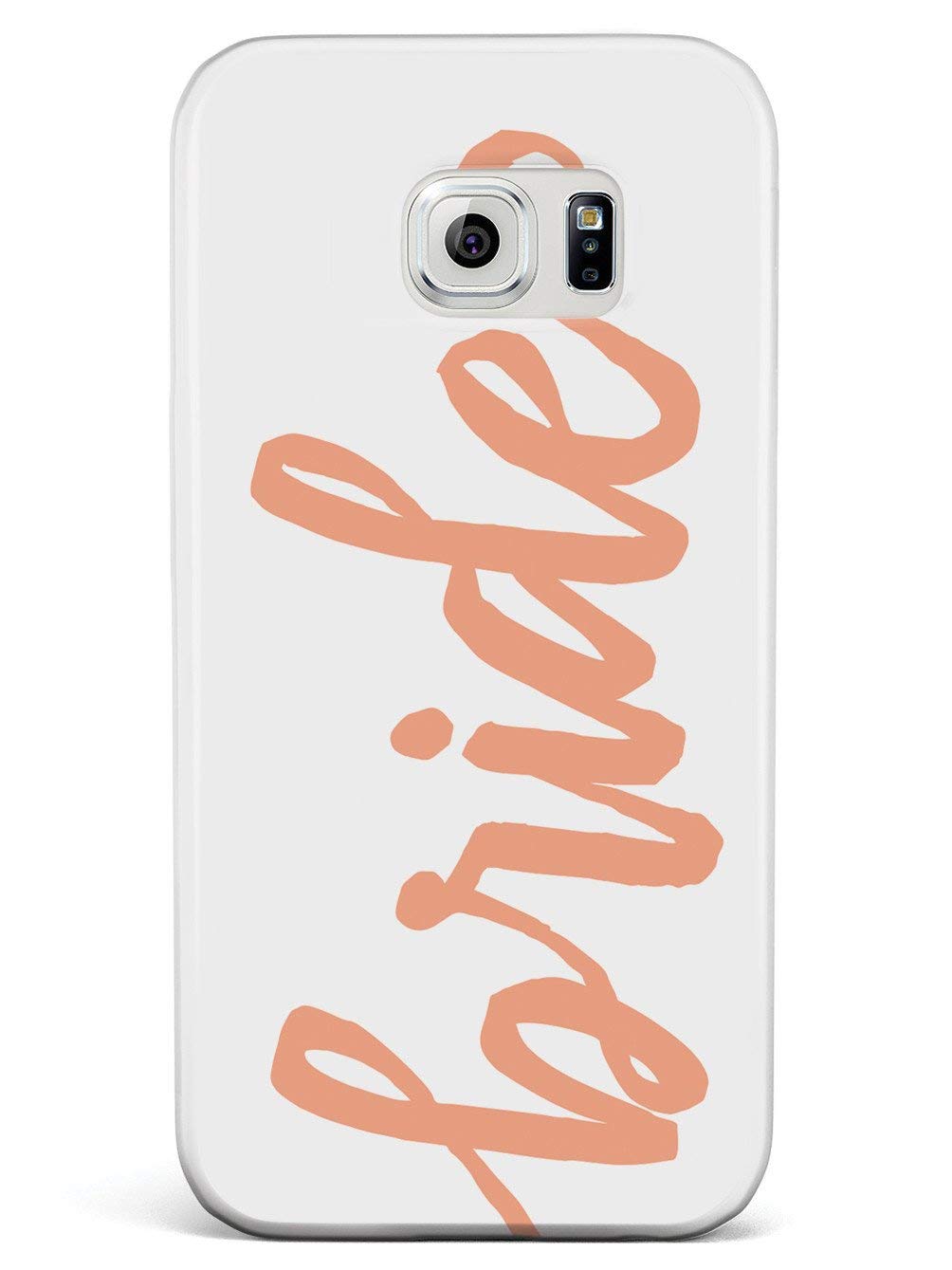 Inspired Cases   3D Textured Galaxy S7 Case   Rubber Bumper Cover   Protective Phone Case For Samsung Galaxy S7   Bride   Peach