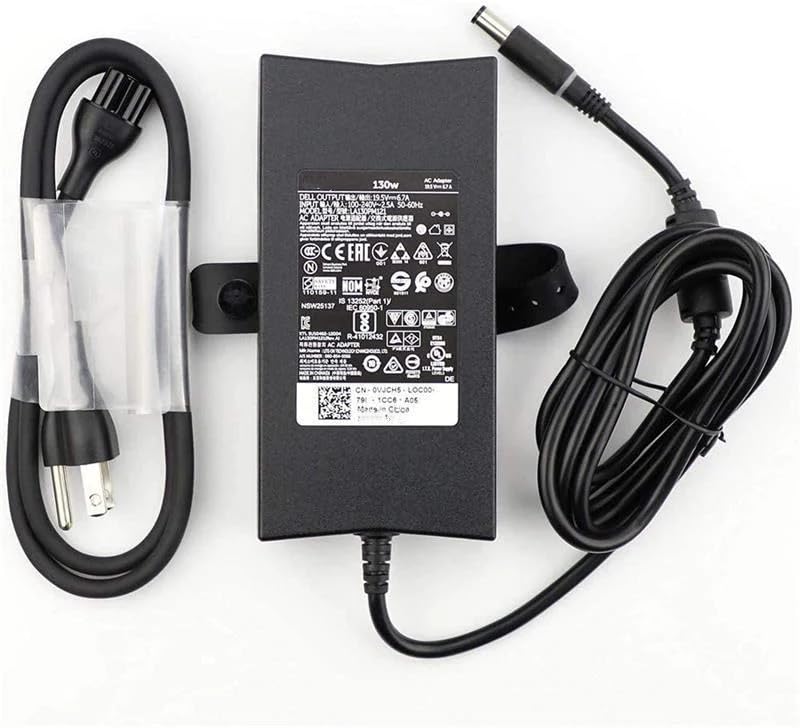 Original 130W Ac/Dc Adapter Compatible With Dell For Inspiron One 2305 2310 2205 2020 Aio 17R 7720 15 7557 7559 Gaming 5577 7566
