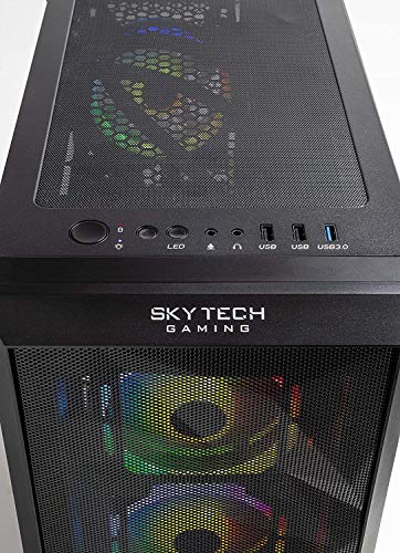 Skytech Gaming Skytech Chronos Mini Gaming Pc Desktop   Amd Ryzen 3 3100, Nvidia Gtx 1660 Super 6Gb, 16Gb Ddr4 3200, 500Gb Ssd,