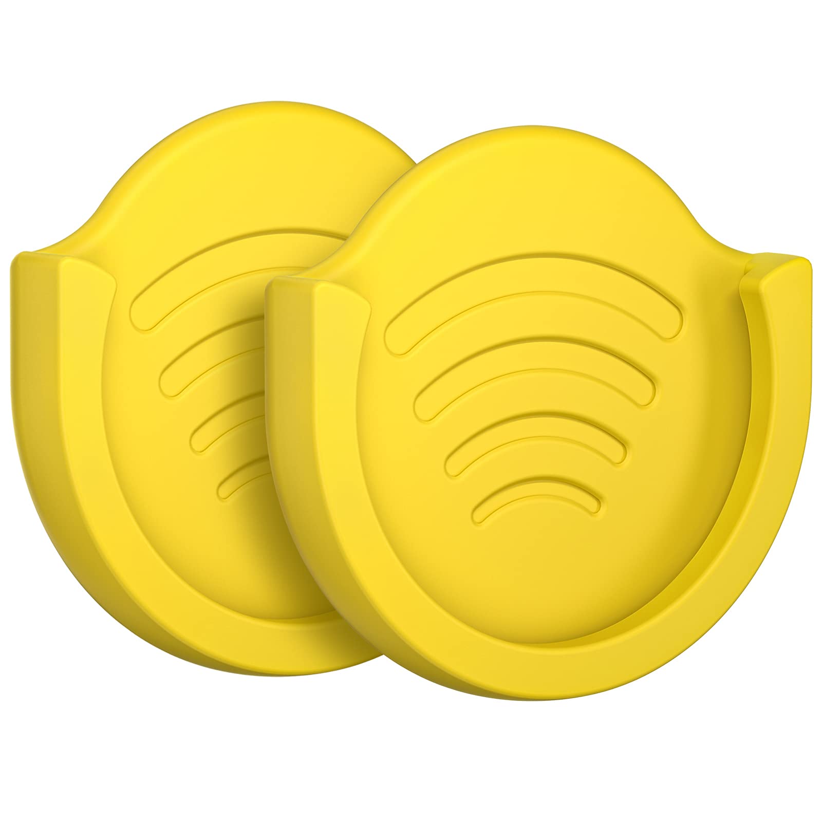 Pop-Tech 2 Pack Socket Car Mount, Silicone Phone Holder For Collapsible Grip Users With 3M Sticky Adhesive Replacement Used On W