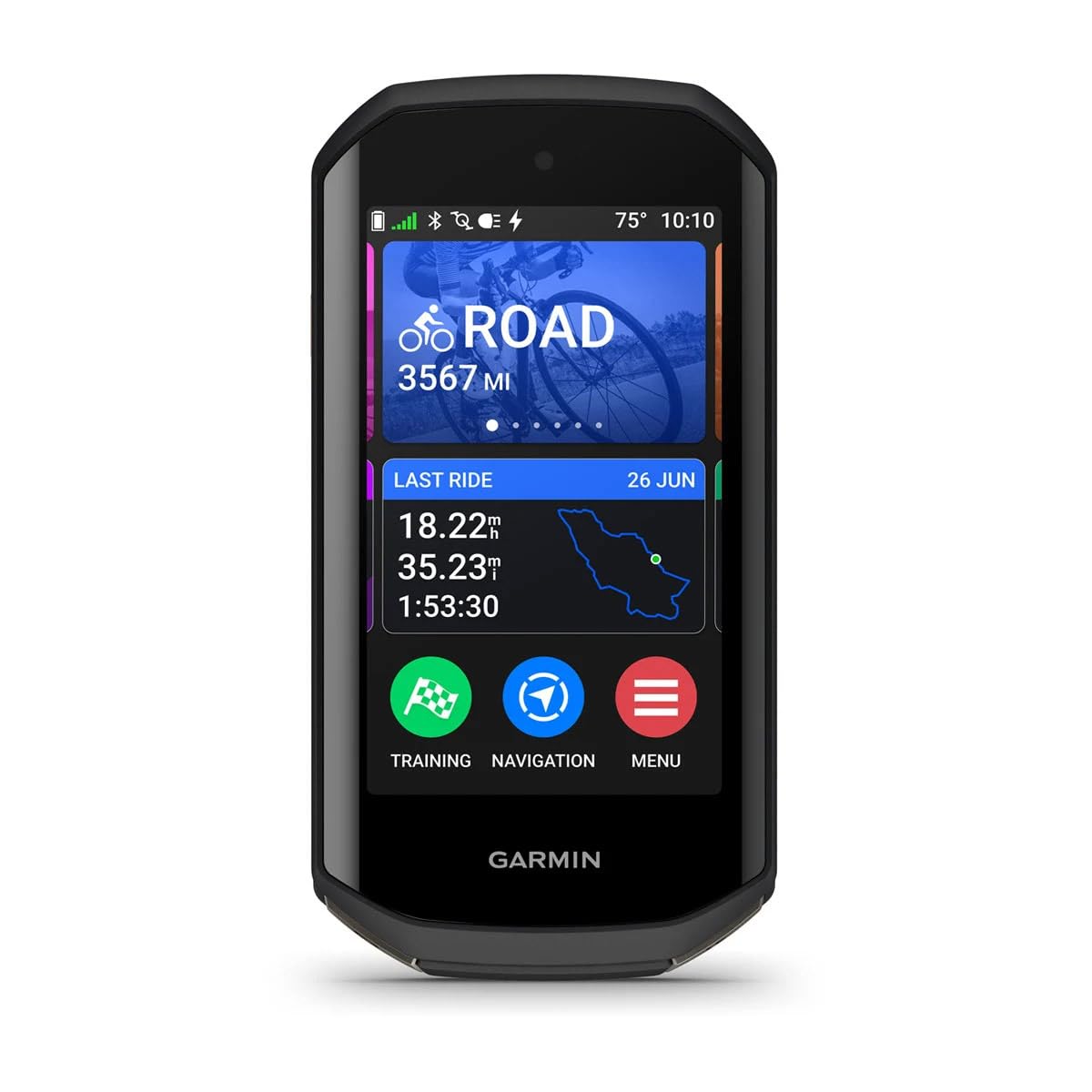 Garmin Edge 1050, Premium Bicycle Computer, Advanced Bicycle Training And Group Ride Features & Messaging, Built-In Speaker, Roa
