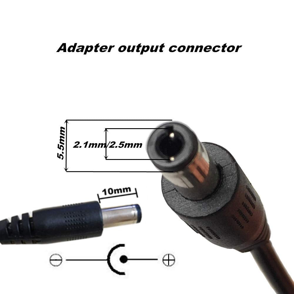 Dzydzr 48W 80 250V Ac To Dc 12V 4A Wall Adapter Dc Power Supply + 1 Female To 2 Male Dc Splitter Y Cable + 5.5Mm X 2.1Mm Dc Fema