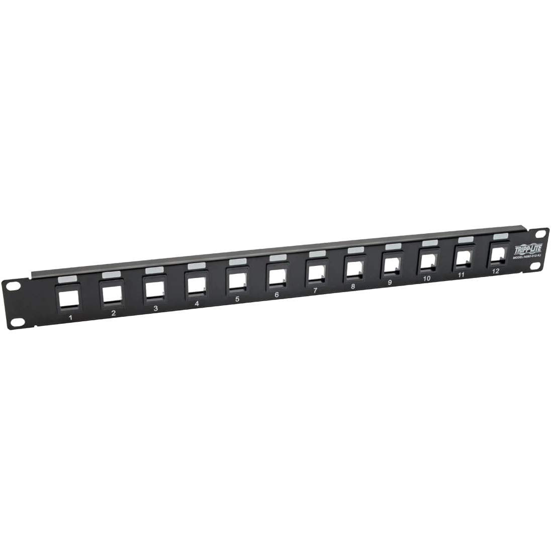Tripp Lite 12 Port Keystone Blank Patch Panel Rj45, Usb, Hdmi, Cat5E / Cat6 Rackmount Unshielded 2Urm Taa (N062 012 Kj)