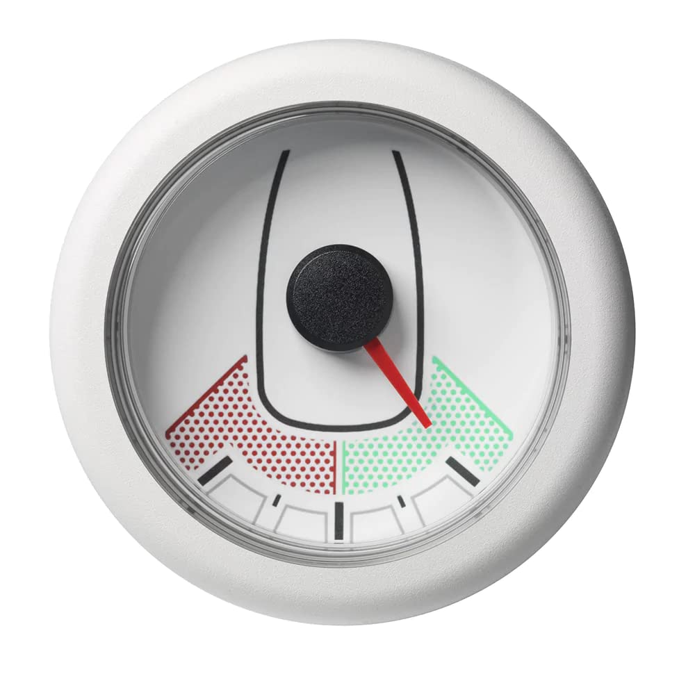 Vdo Marine 2-1/16'' (52Mm) Oceanlink Rudder Angle Gauge - Whit. [A2C1066090001],WBAUVB082C78BSW