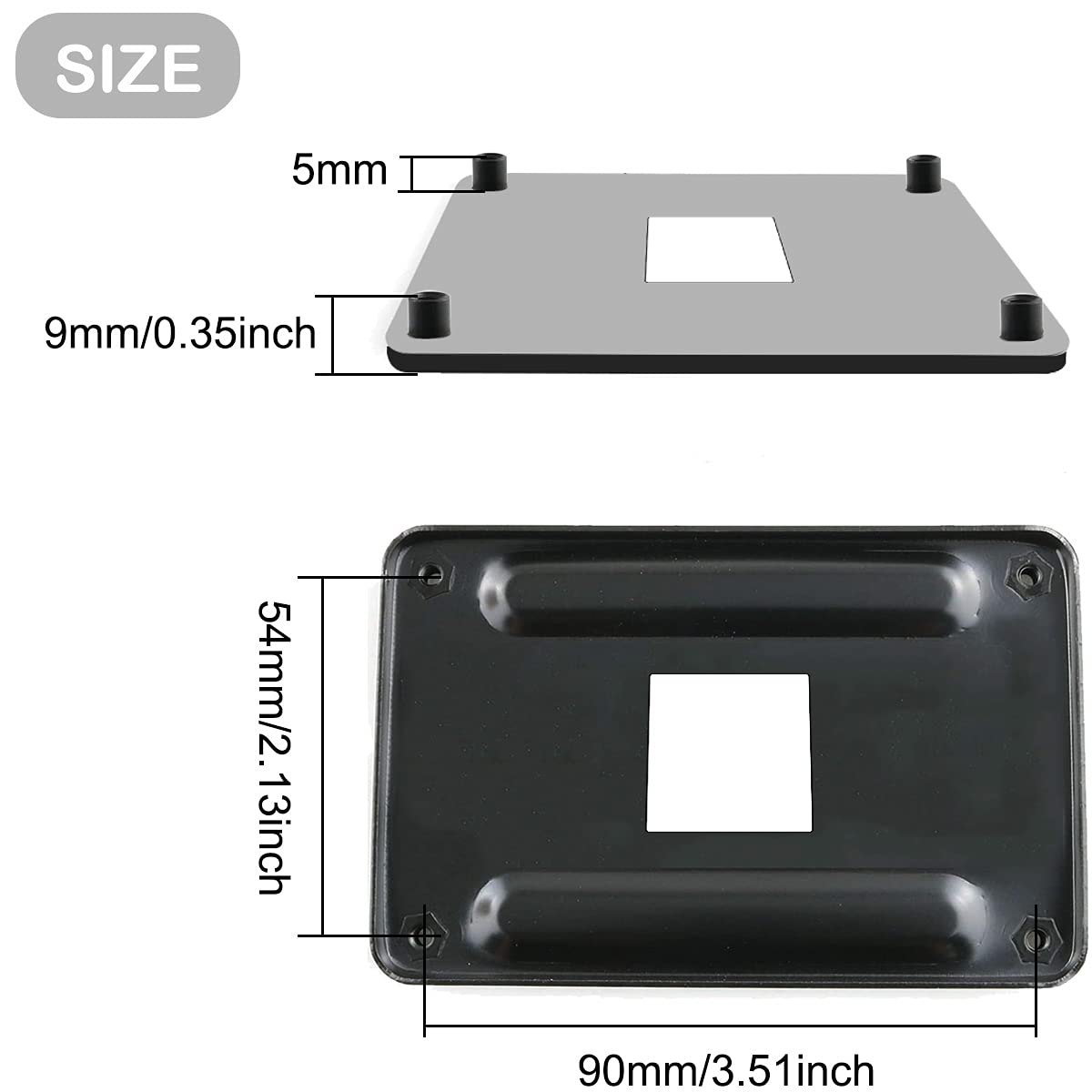 Dkardu Am4 Cpu Heatsink Bracket, Socket Retention Mounting Bracket For Hook Type Air Cooled Or Partially Water Cooled Radiators,
