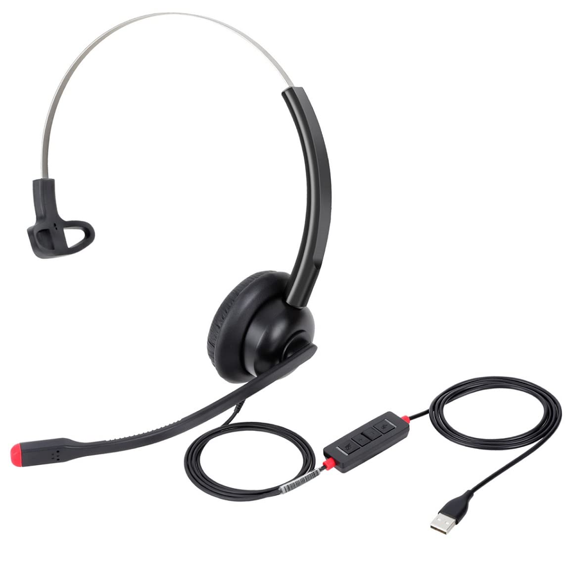 Usb Headset With Microphone For Pc Laptop Computer Headphone Noise Cancelling Mic For Home Office Online Class Skype Zoom
