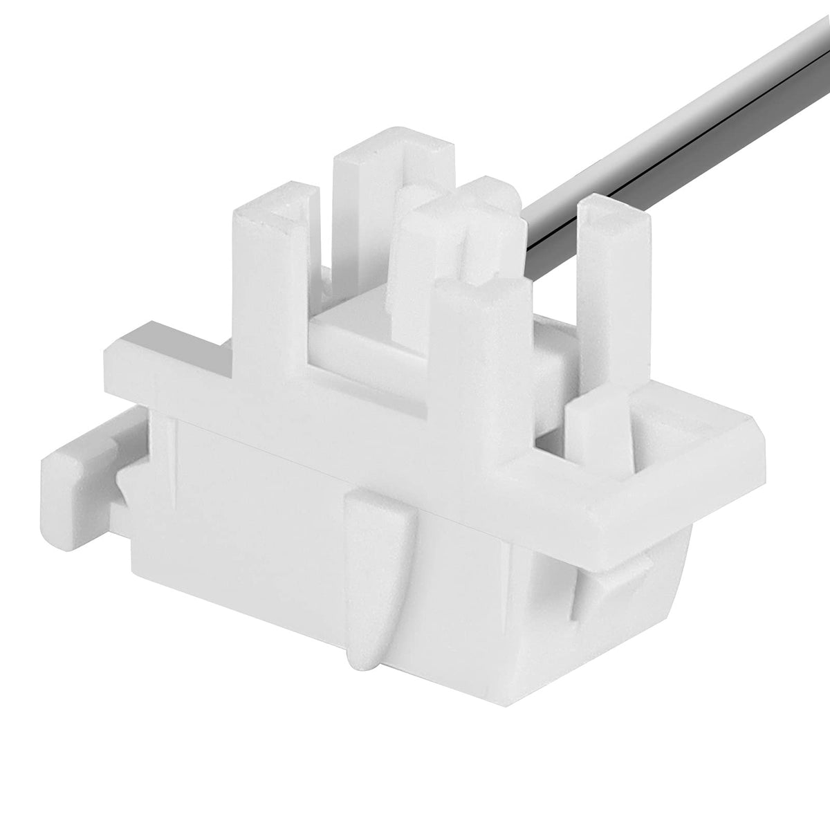 Zuggear White Plate Mount Stabilizers 2U 6.25U 7U For Cherry Mx Compatible Mechanical Keyboards (Durock White Plate Mount 104 Keyboard Kit)