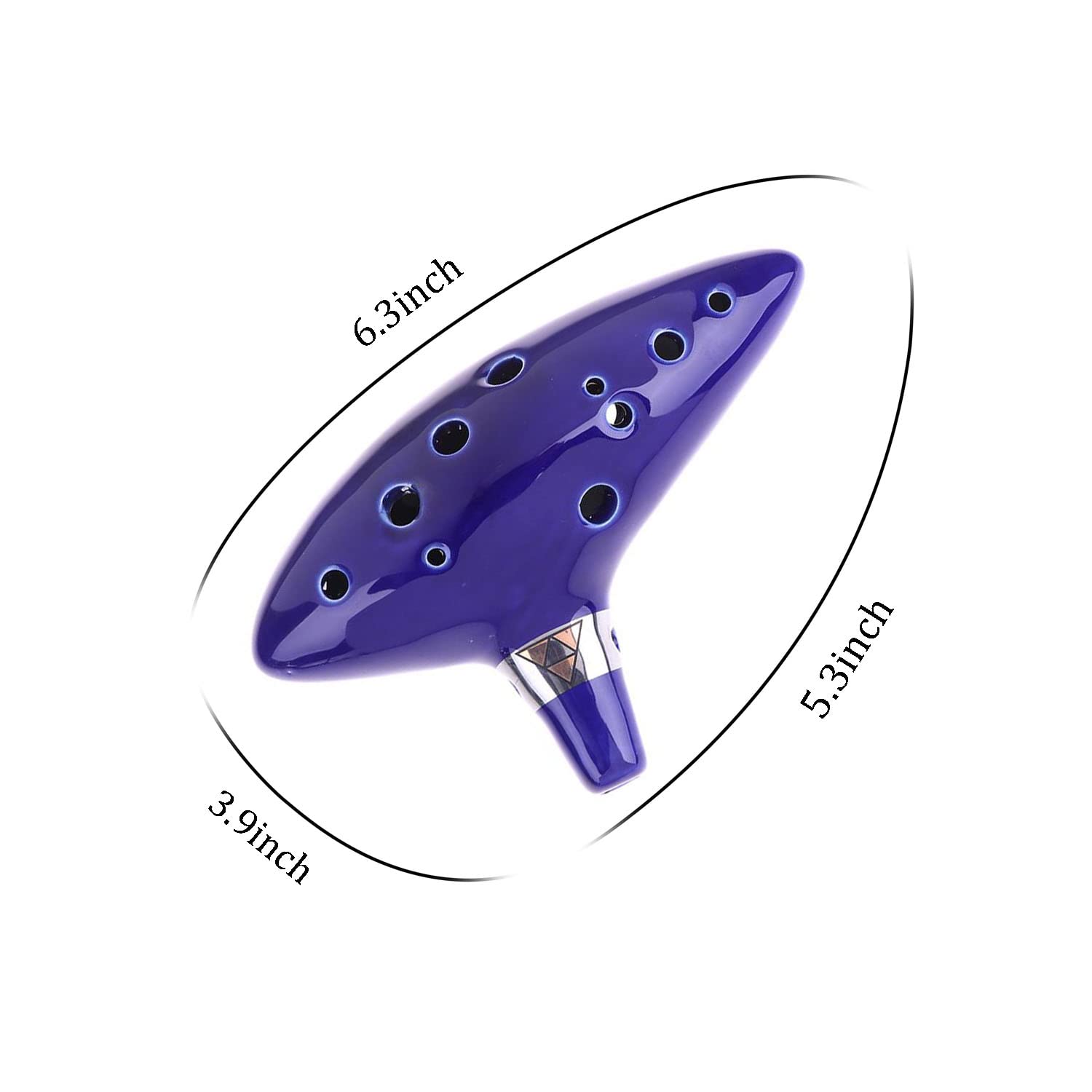 Dhwebwlp Zelda Ocarina Of Time(Songs From The Legend Of Zelda) 12 Hole Alto C Ocarina Instrument Gift For Zelda Fans Beginners W
