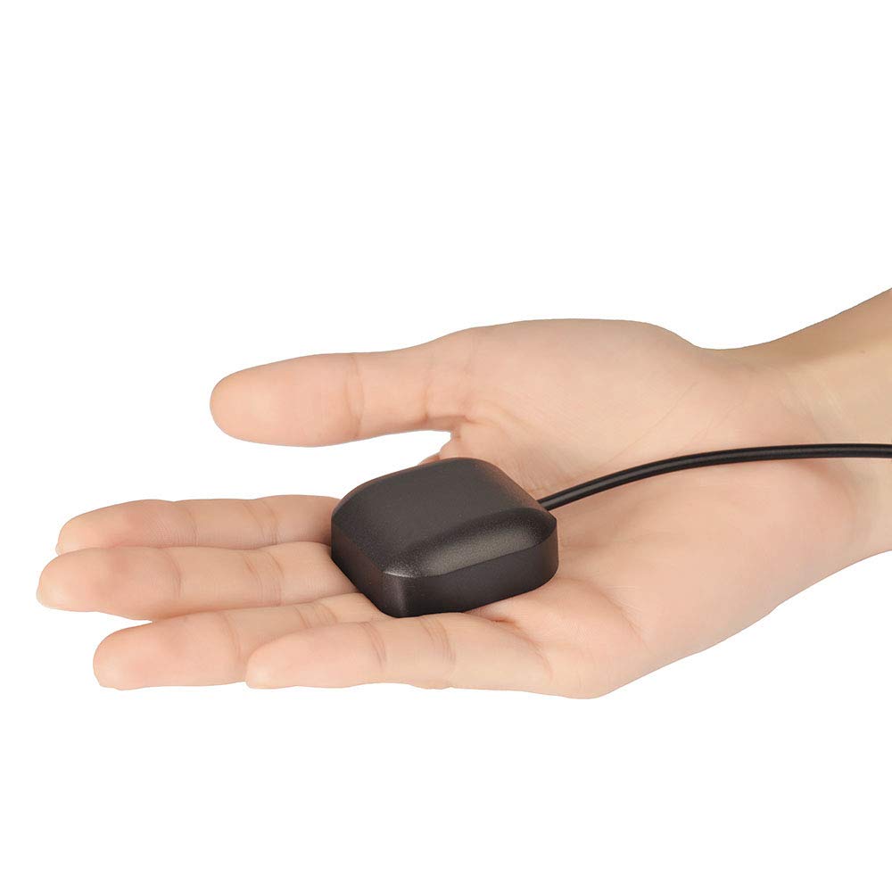 Bingfu Vehicle Gps Navigation Antenna Active Gps Antenna With Fakra C Right Angle Connector Compatible With Car Truck Gps Naviga