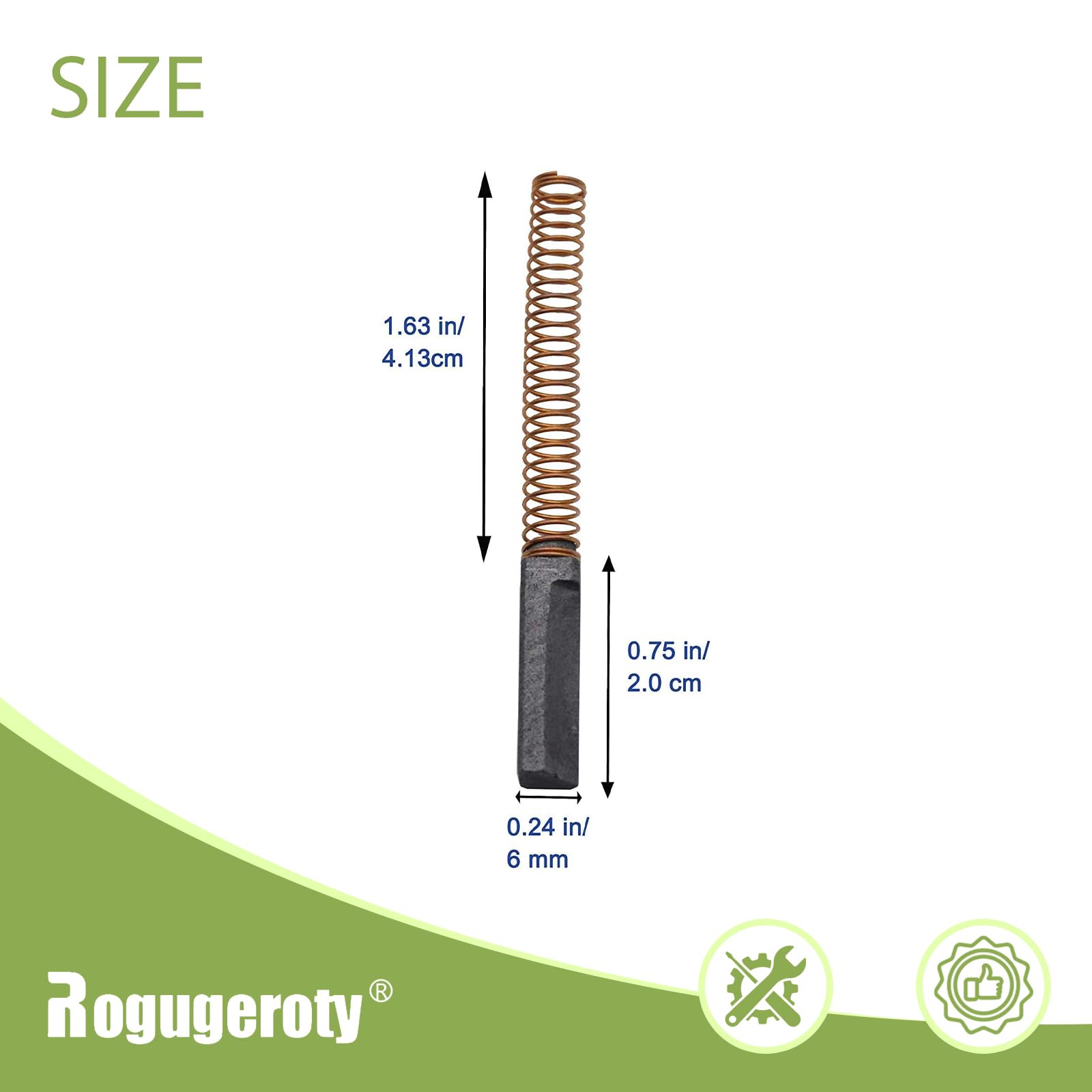 W10380496 W10260958 Carbon Motor Brush For Kitchenaid Mixer Wpw10380496Vp Ps3495098 (4 Pack)