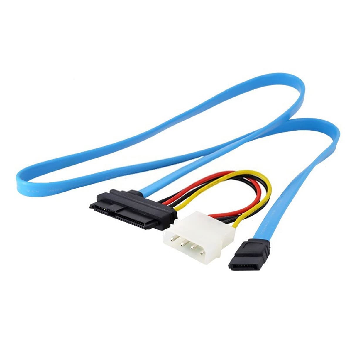 Cy Sas Cable Sff 8482 Sas 29 Pin To Sata 22Pin Hard Disk Drive Raid Extension Cable With Ide 4Pin Power Port