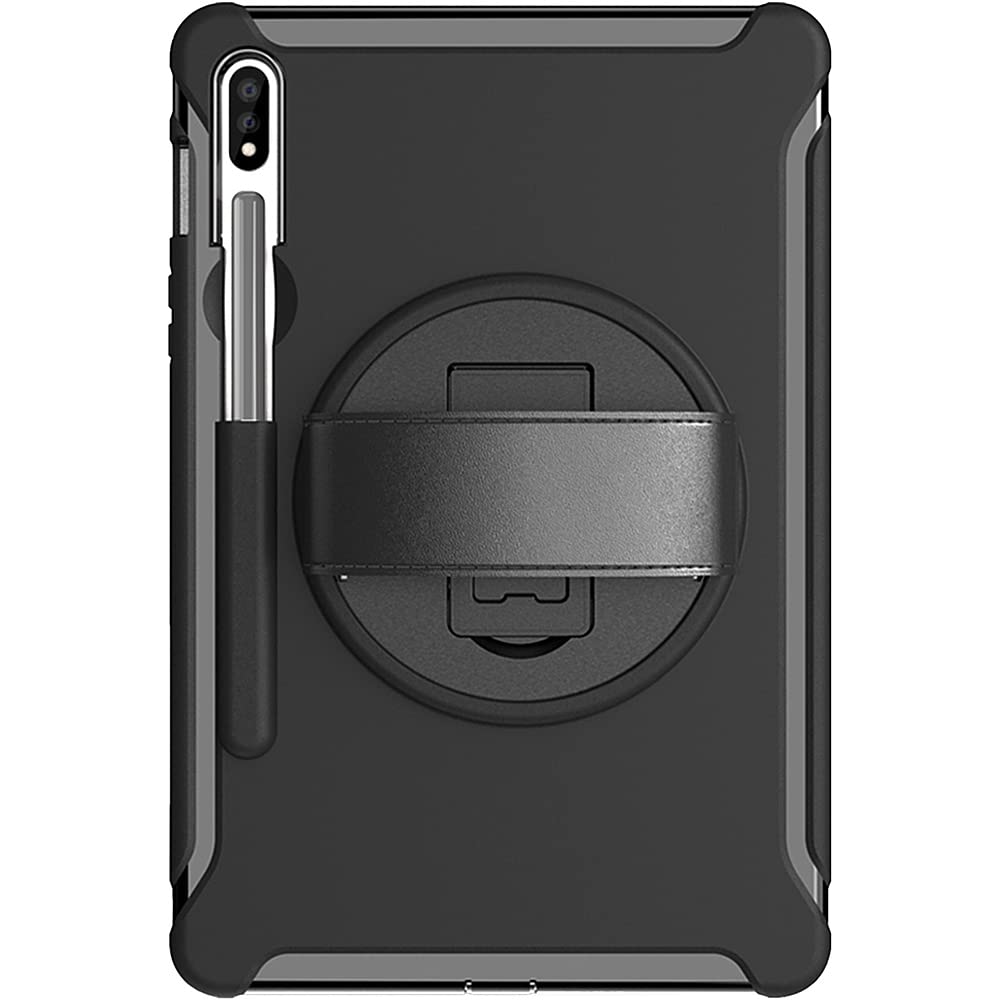 Saharacase Protection Hand Strap Series Case Cover For Samsung Galaxy Tab S8 (2022) [Shockproof Bumper] Heavy Duty Rugged Protec