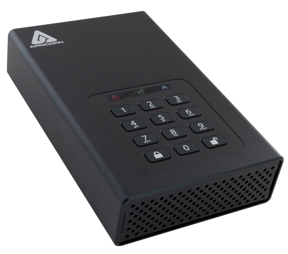 Apricorn 6TB Aegis Padlock DT 256-Bit Encryption USB 3 Hard Drive (ADT-3PL256-6000)