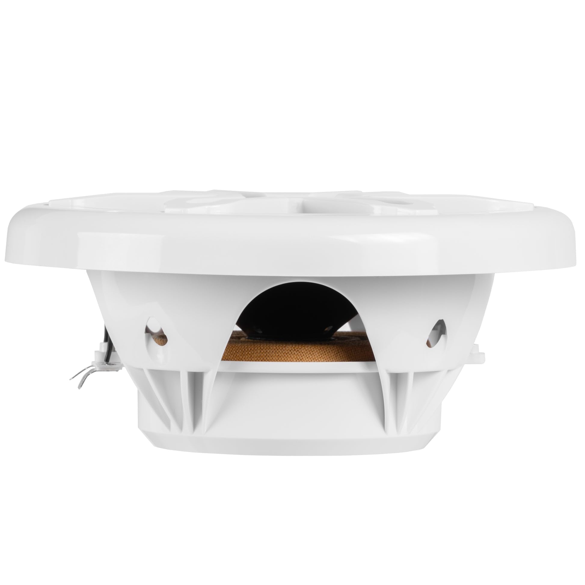 Belva Bms65Wh 500W Peak (250W Rms) 6.5' 2 Way White Coaxial Marine Speakers For Boats/Atv/Utv/Sxs/Powersport