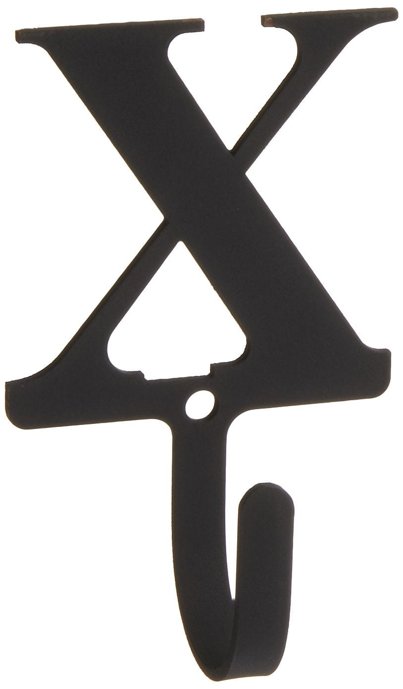 3.63 Inch Letter X Wall Hook Small